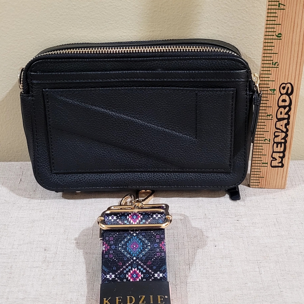 Best Of Seven Black Crossbody Bag With Kedzie Bag Strap